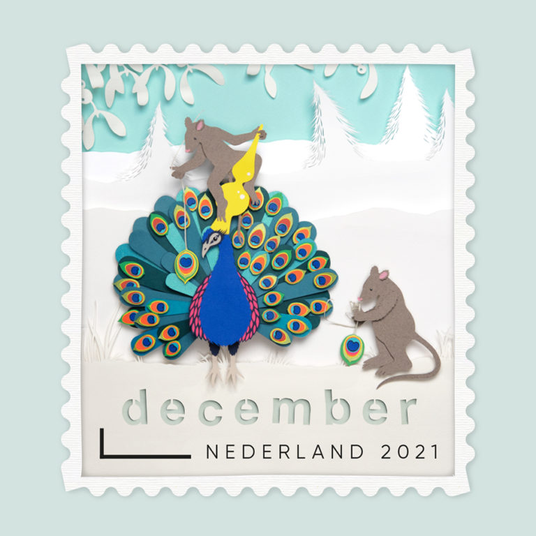 DECEMBERZEGELS 2021 PostNL « Geertje Aalders Illustraties